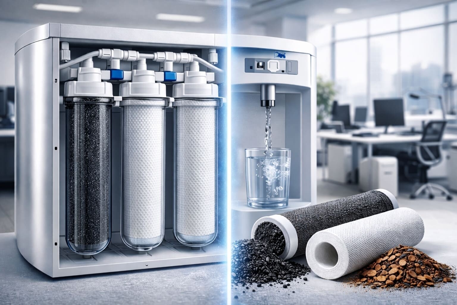 Угольные фильтры в системе водоподготовки: предварительная и финишная очистка воды на разных этапах фильтрации