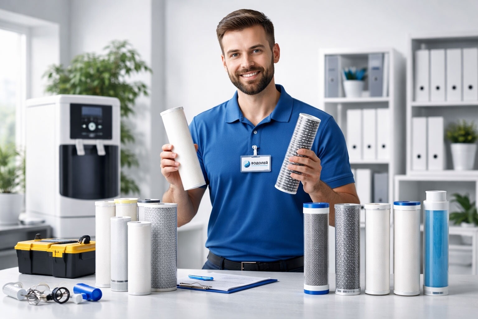 Как правильно подобрать картриджи для офисного пурифайера с учётом качества исходной воды, условий эксплуатации и требований к питьевой воде.