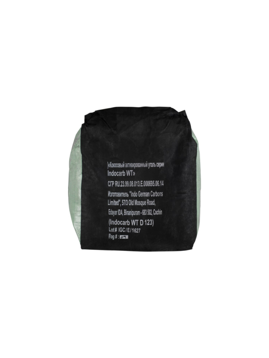 Гранулированный Кокосовый Активированный Уголь Гейзер Indo German для очистки воды