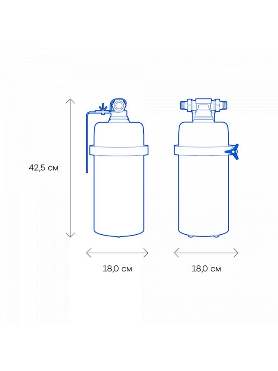 Аквафор Викинг Миди 300 для горячей воды фото 6