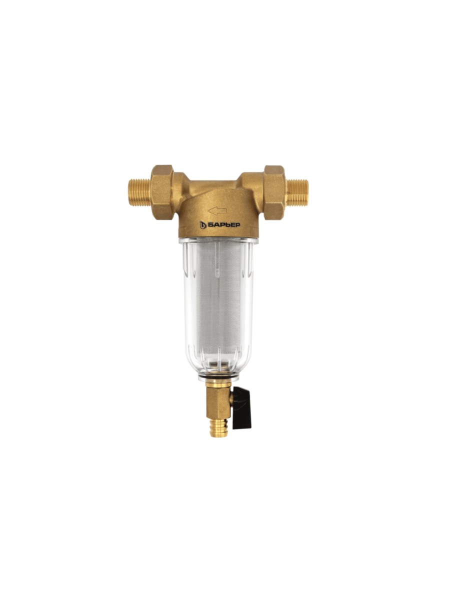 Магистральный Сетчатый Фильтр Барьер Протект 12  Для Холодной Воды для очистки воды