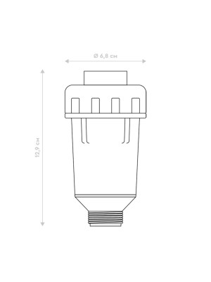Магистральный Фильтр Барьер Софтлайн 1 для очистки воды