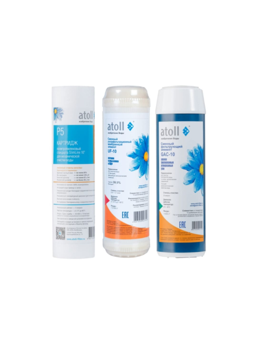 Набор Картриджей Atoll №309 Stda для очистки воды