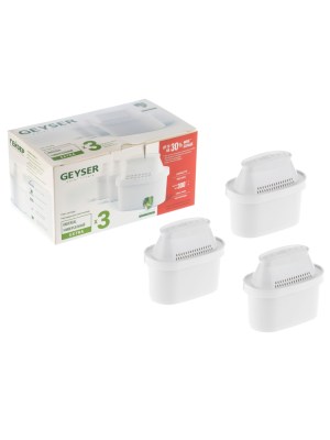 Набор Из Трёх Сменных Картриджей Экстра 401 Для Фильтра-Кувшина Гейзер 5 для очистки воды