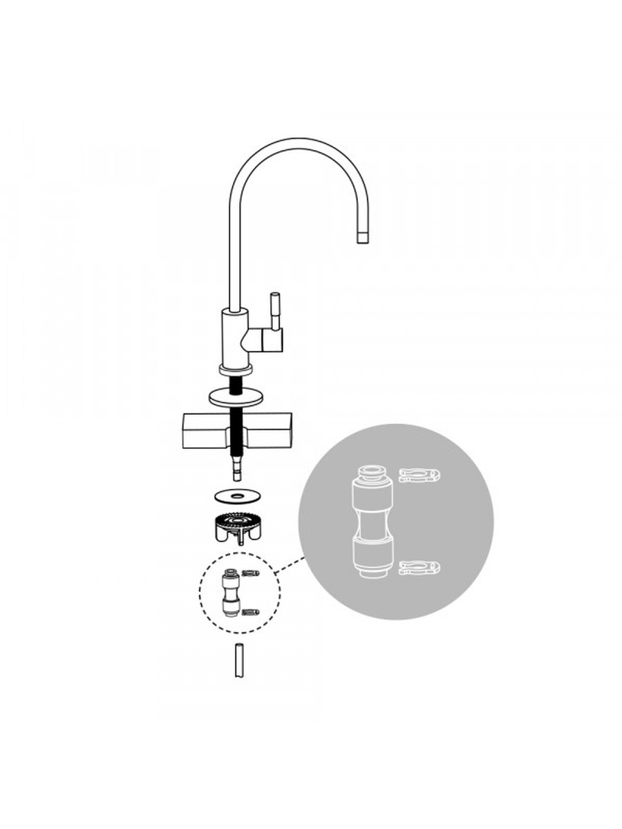 Кран для питьевой воды WLG1301-010 фото 5