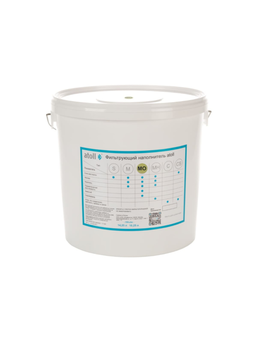 Фильтрующий Наполнитель Atoll Mo (14,25 Л) для очистки воды
