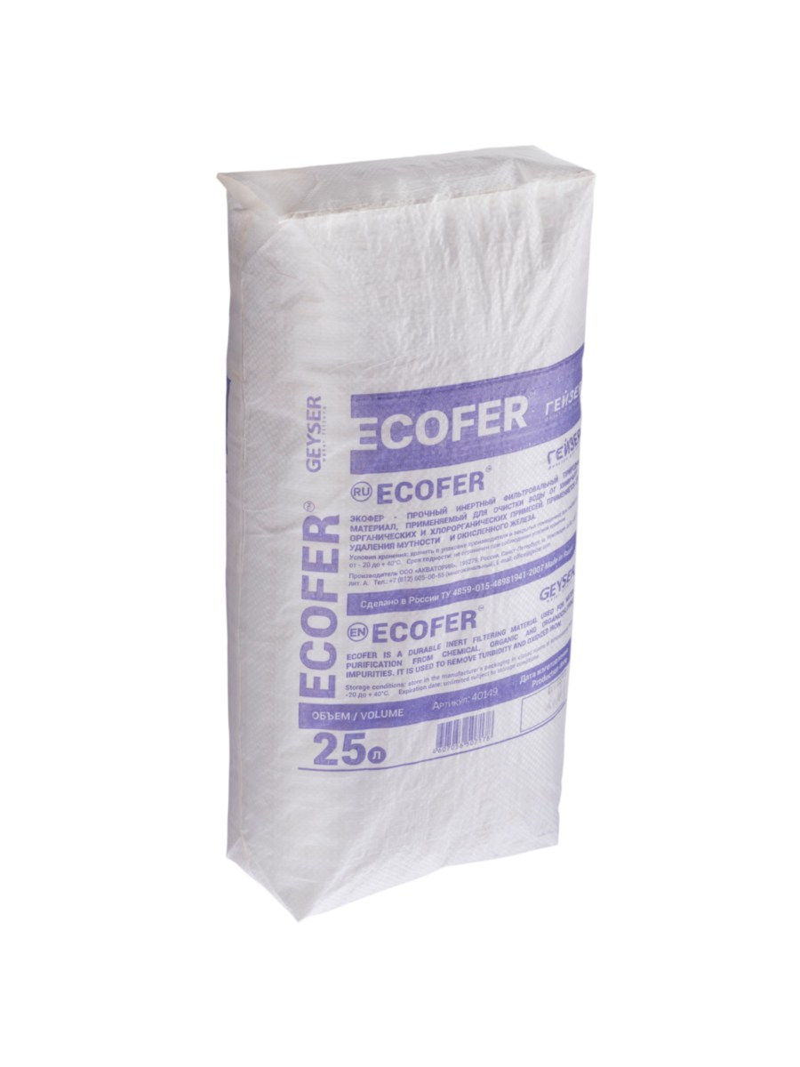 Загрузка Гранулированная Гейзер Экофер 25 Кг 1 для очистки воды