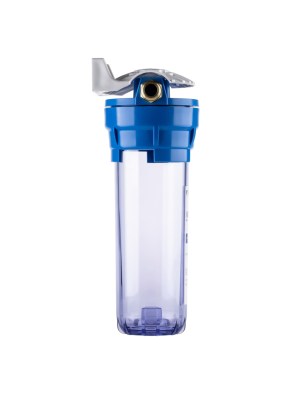 Магистральный Фильтр Гейзер 1П 12  С Прозрачной Колбой 5 для очистки воды