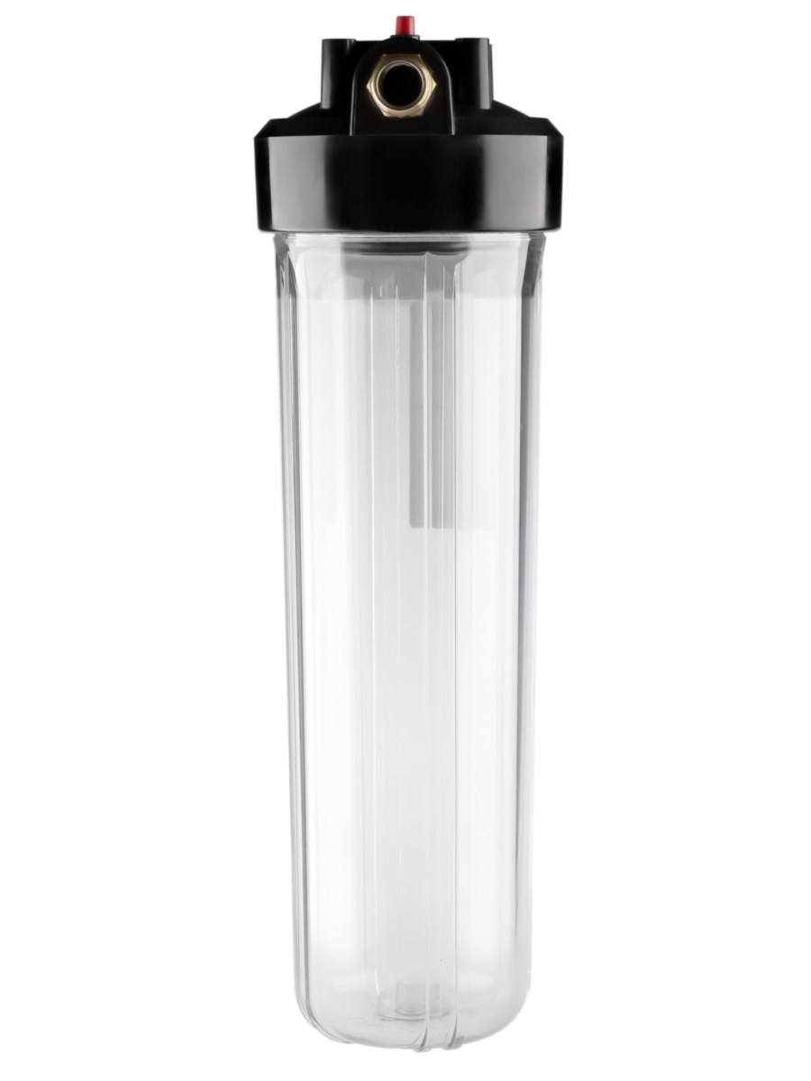 Прозрачный Корпус Гейзер Bb20 С Металлическими Ниппелями 1 2 для очистки воды