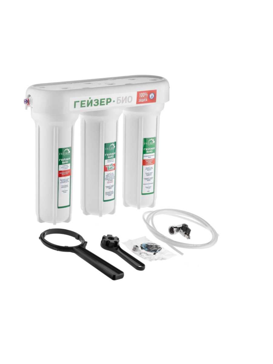 Проточный Питьевой Фильтр Гейзер Био 321 (Без Крана) 7 для очистки воды