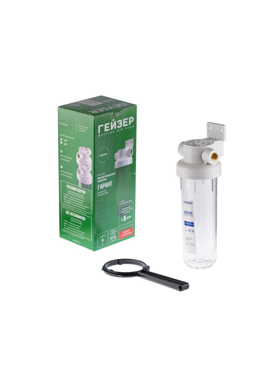 Корпус Магистрального Фильтра Гейзер Гарант 10Sl 12 1 для очистки воды