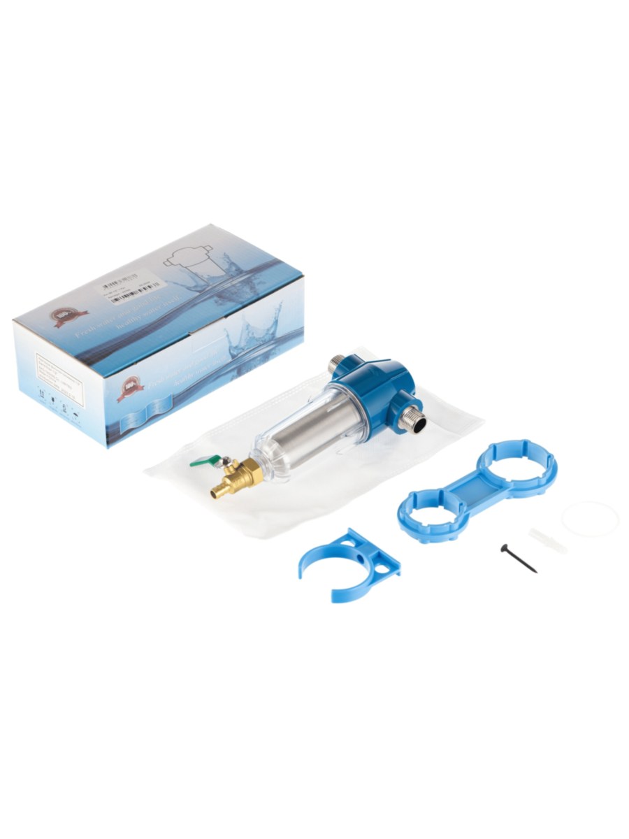 Магистральный Сетчатый Фильтр-Грязевик Гейзер Хит Se 12 6 для очистки воды