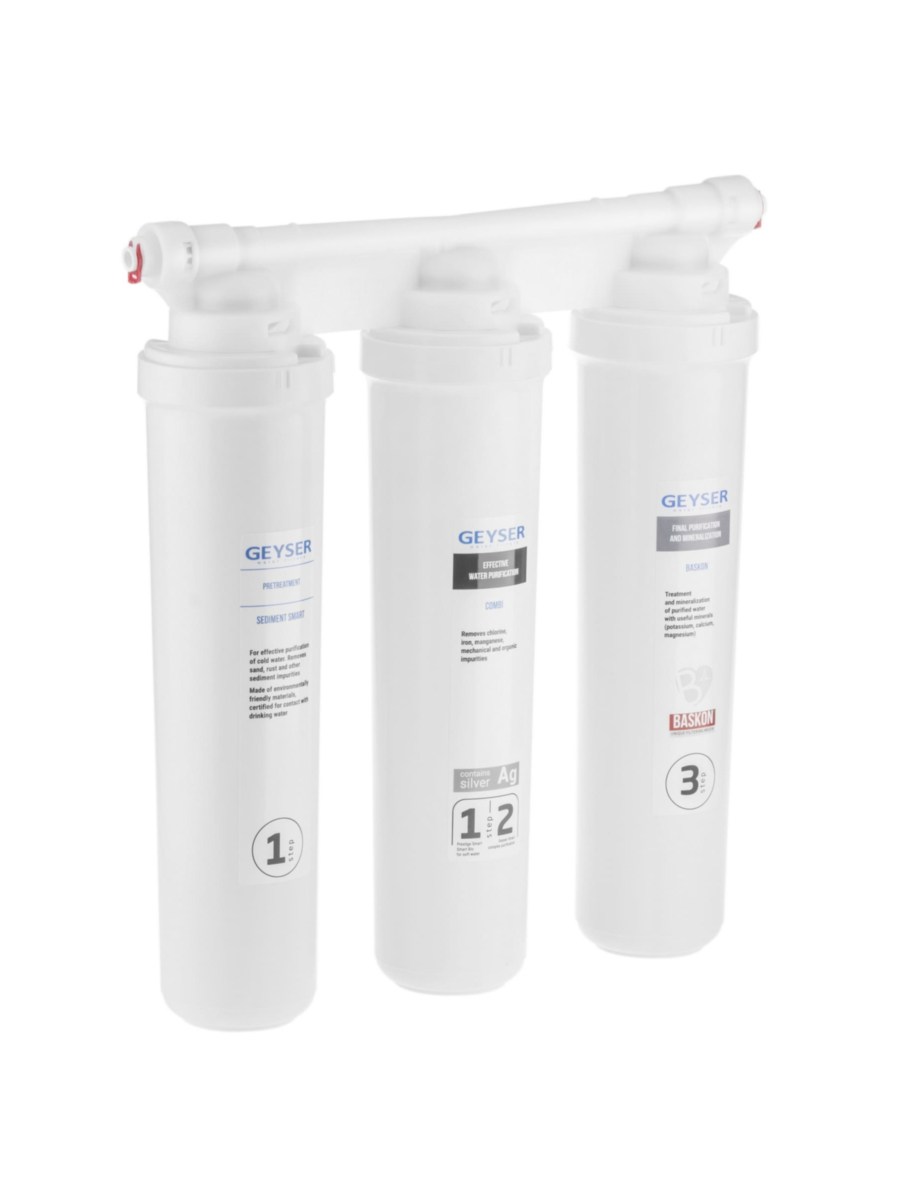 Проточный Питьевой Фильтр Гейзер Оптима М (Без Крана) 2 для очистки воды