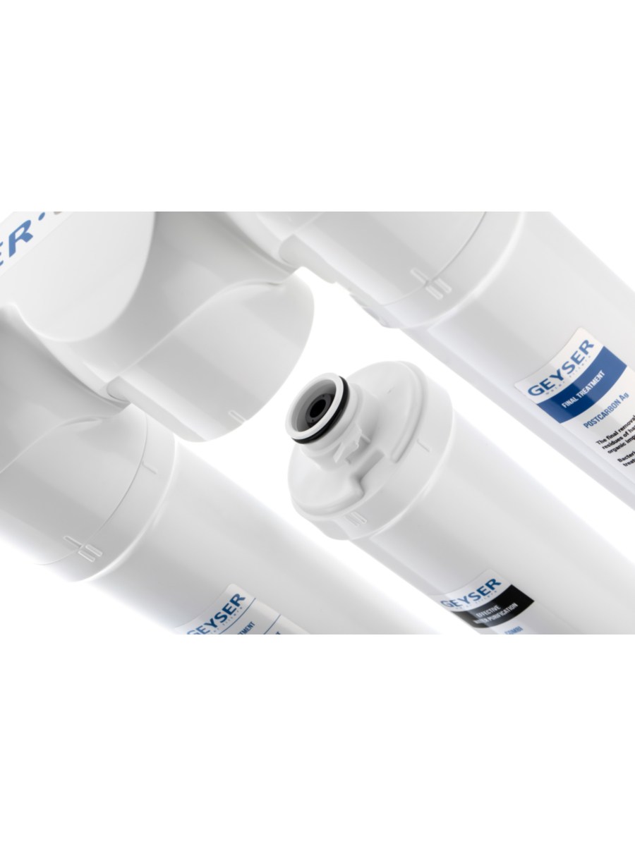 Проточный Питьевой Фильтр Гейзер Смарт Комплексная Очистка (Кран 6) 3 для очистки воды