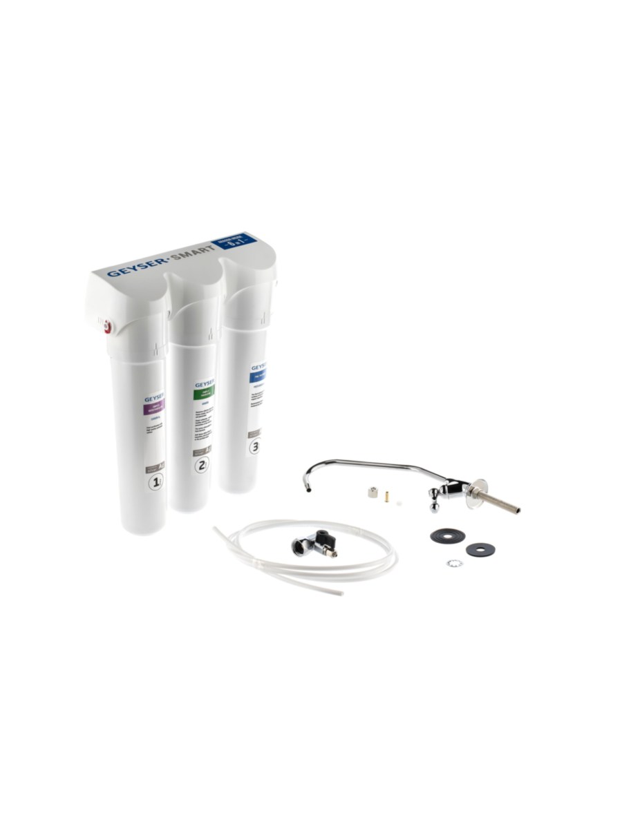 Проточный Питьевой Фильтр Гейзер Смарт Универсальный 9 для очистки воды