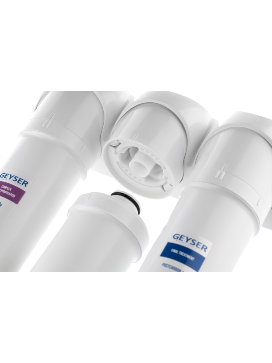 Проточный Питьевой Фильтр Гейзер Смарт Универсальный (Без Крана) 4 для очистки воды