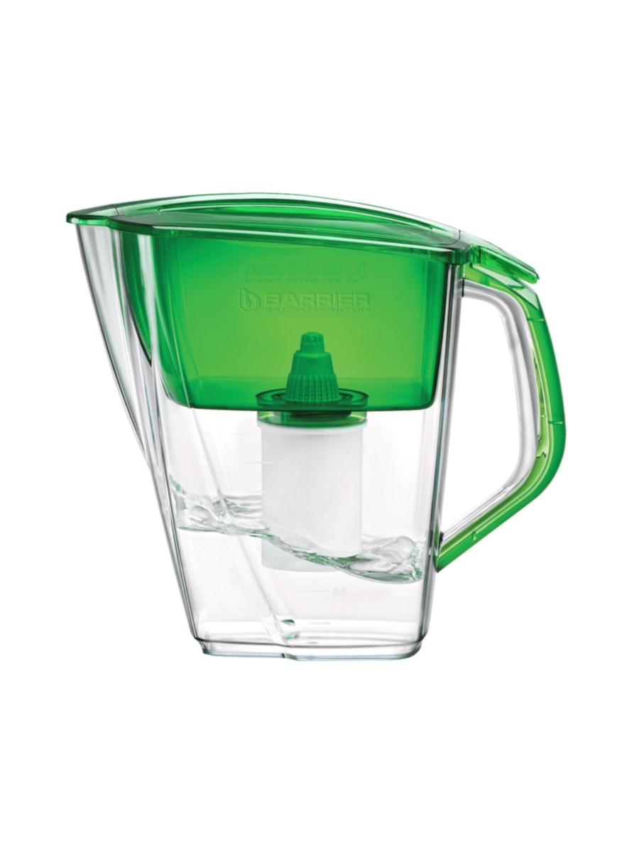 Фильтр-Кувшин Барьер Гранд Зелёного Цвета для очистки воды
