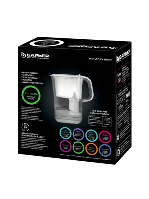 Фильтр-Кувшин Барьер Сингапур Чёрного Цвета 4 для очистки воды