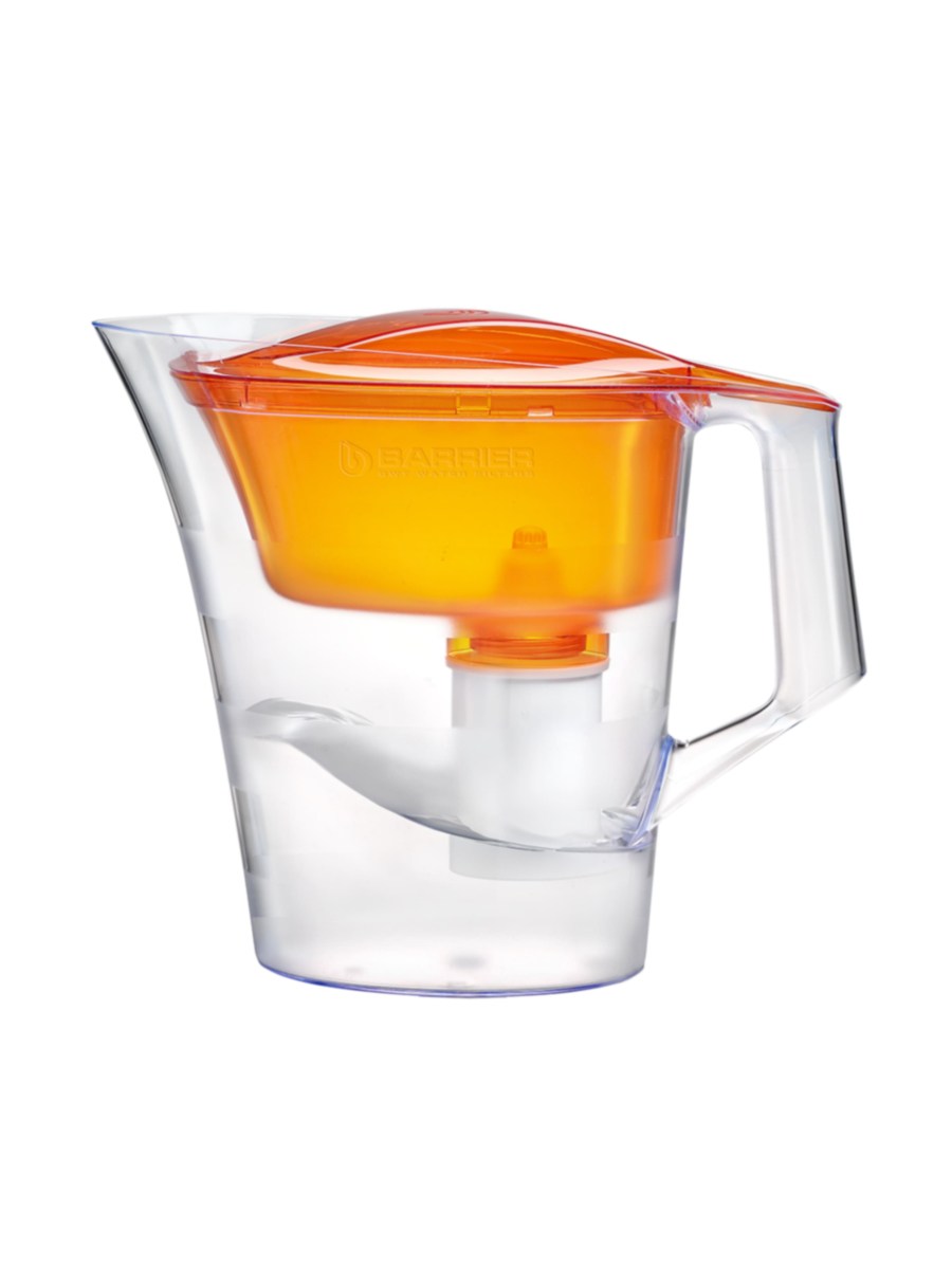 Фильтр-Кувшин Барьер Твист Оранжевого Цвета для очистки воды