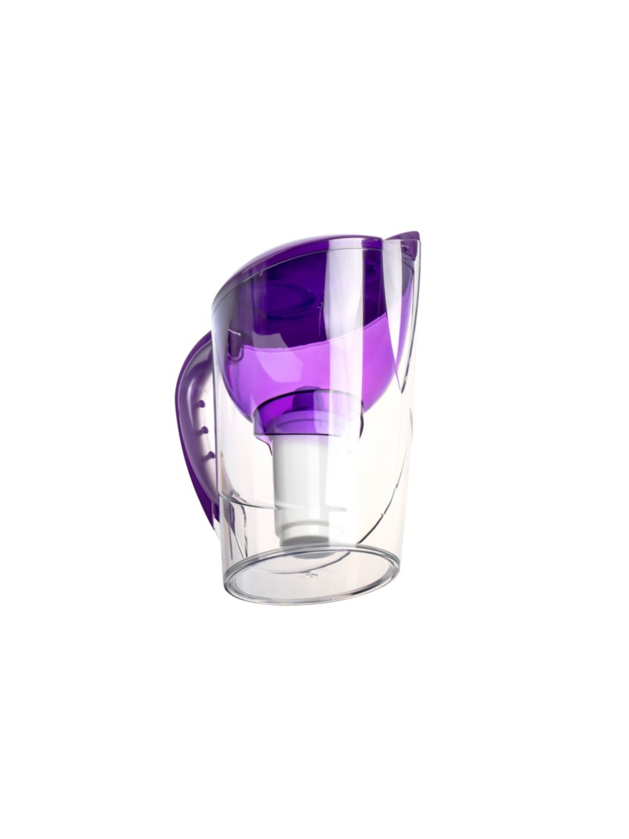 Фильтр-Кувшин Гейзер Аквариус Фиолетового Цвета 2 для очистки воды