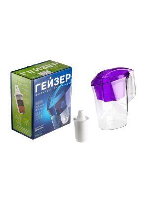 Фильтр-Кувшин Гейзер Аквилон Фиолетового Цвета 7 для очистки воды