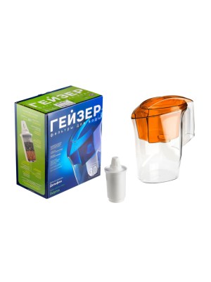Фильтр-Кувшин Гейзер Дельфин Оранжевого Цвета 7 для очистки воды