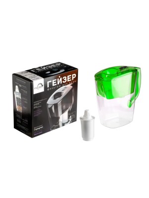 Фильтр-Кувшин Гейзер Геркулес Зелёного Цвета 10 для очистки воды