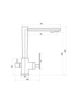 Смеситель для кухни 2 в 1 АКВАФОР 82320-1C глянец фото 4