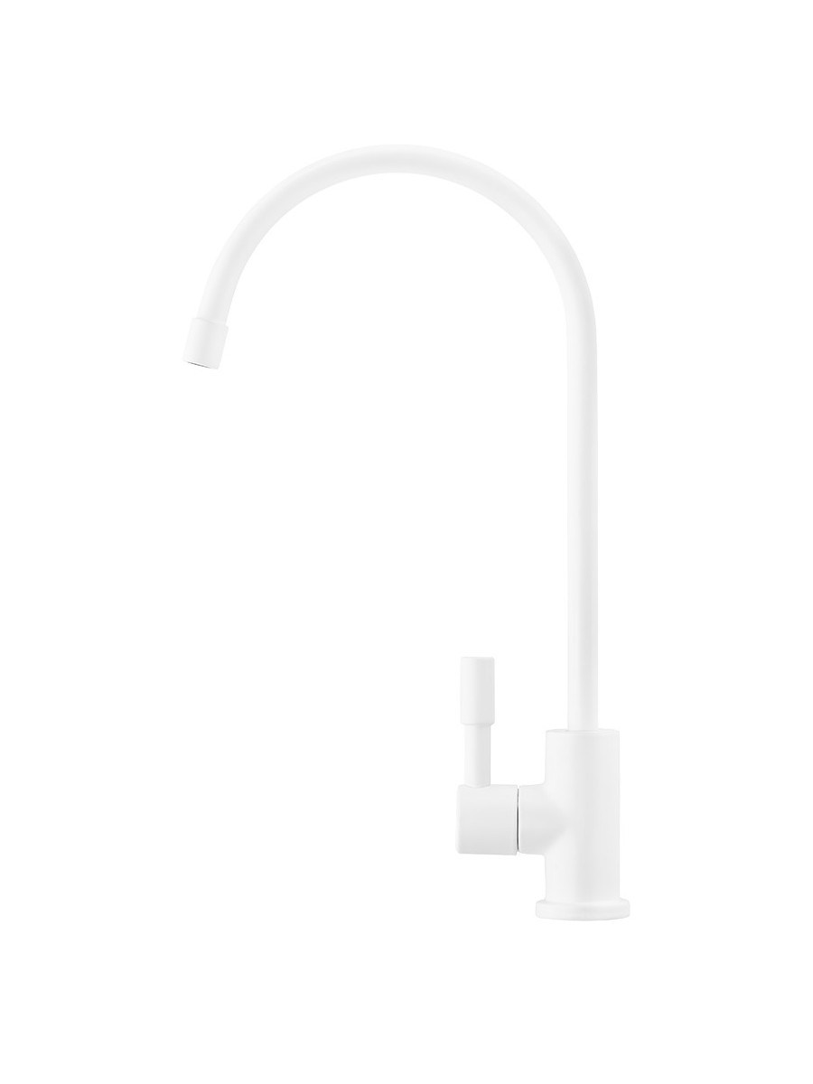 Кран Барьер (Белый) Для Фильтра Под Мойкой для очистки воды