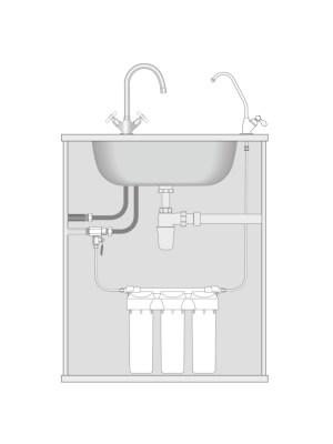 Проточный Питьевой Фильтр Prio Новая Вода Praktic Eu320 5 для очистки воды