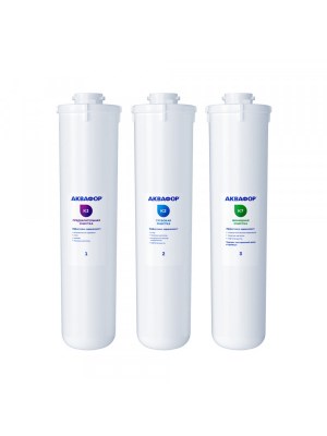 Фильтр Комплект сменных модулей для АквафорКристалл на год для очистки воды
