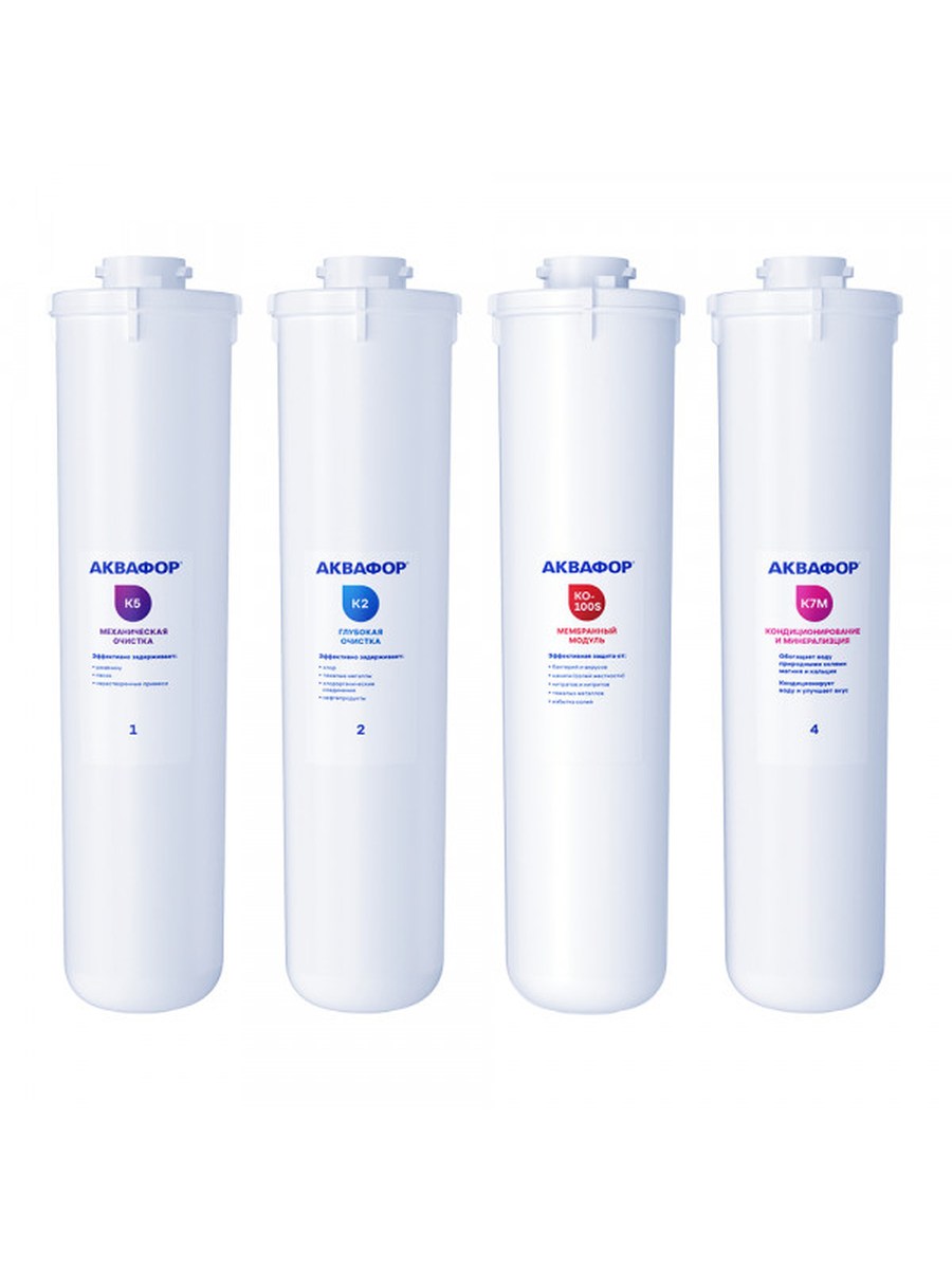 Комплект сменных модулей для Аквафор DWM-102S и DWM-201, 202S — современное решение для очистки воды, обеспечивает надежную фильтрацию, улучшает вкус и качество питьевой воды.
