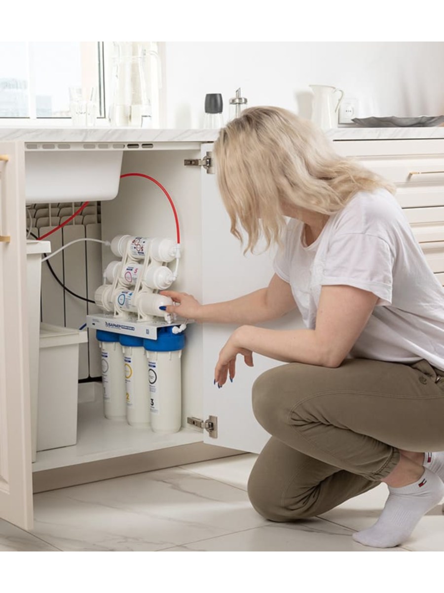 Фильтр Для Воды Барьер Профи Осмо 100 М С Обратным Осмосом 8 для очистки воды