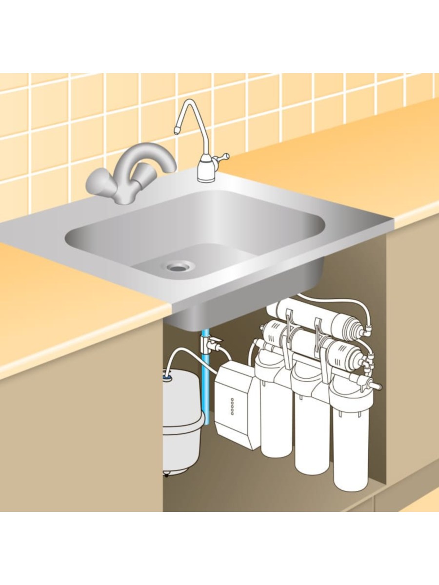 Фильтр Для Воды Prio Новая Вода Praktic Osmos Ou600 С Обратным Осмосом 5 для очистки воды