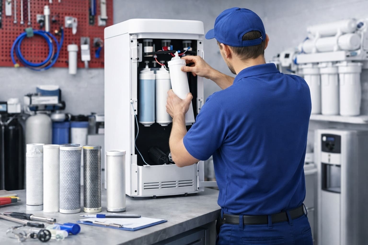 Обслуживание пурифайеров: ошибки при замене картриджей и техническом обслуживании системы водоочистки